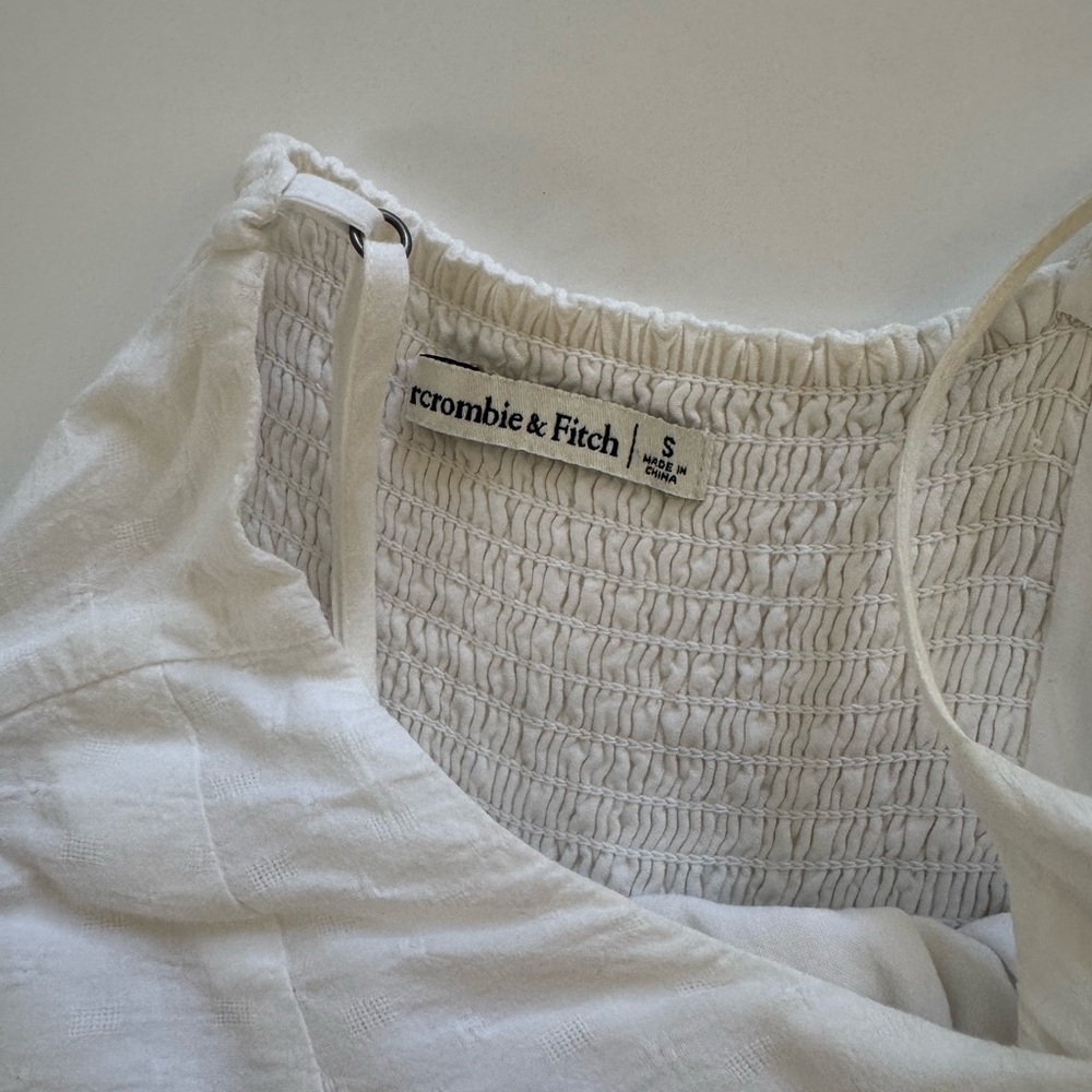 Abercrombie & Fitch white Textured Dress - Picture 9 of 9